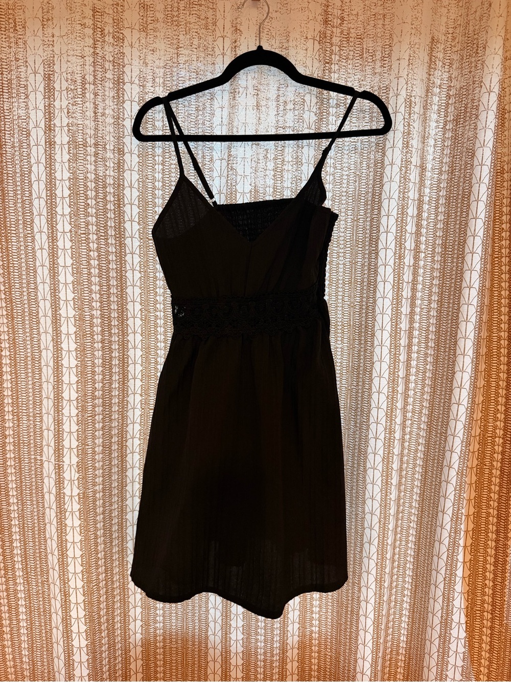 SHEIN Black Spaghetti Strap Mini Dress